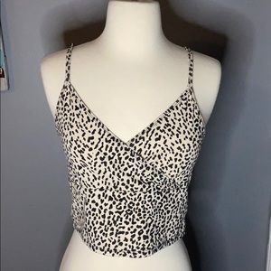 Cheetah print tank top